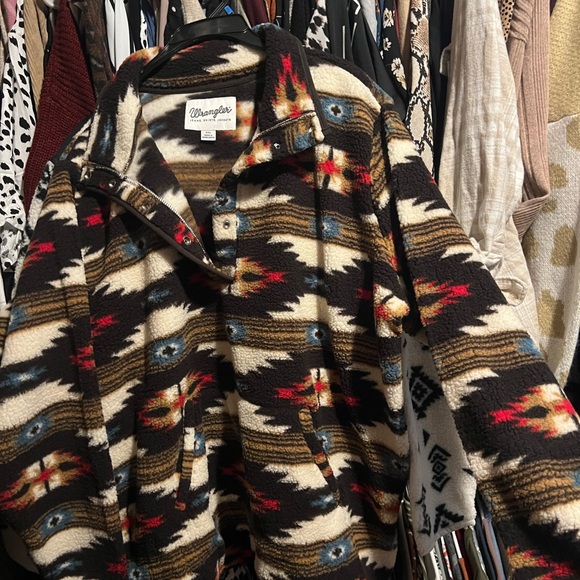 Wrangler Aztec Sherpa jacket - Picture 2 of 2